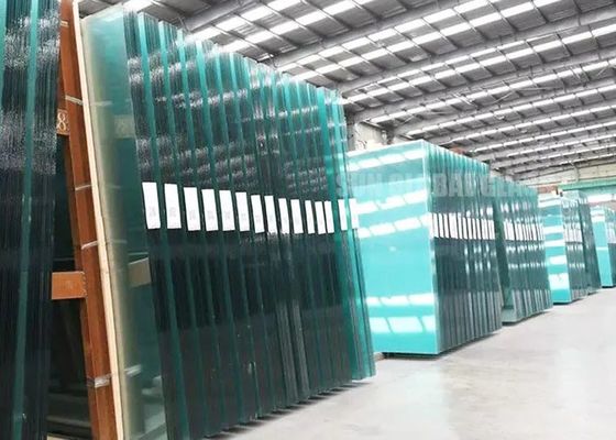 건축 장식용 열 강화 된 단속성 선명한 가루 된 유리 패널 건축 유리