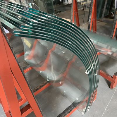 템퍼드 커브 글래스 빌딩 핫 글래스 파티션 벽 3mm 4mm 5mm 6mm 8mm 9mm 10mm 강화 된 유리 계단 / 창문