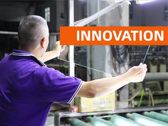 가열된 가열된 유리 제조