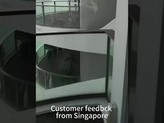 초고층 건물 안전 강화 된 유리 경비