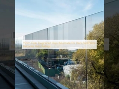 15mm 투명 강화 유리 데크 수영장 울타리 발코니 파티오 난간